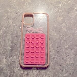 Cute pink phone case with bow!